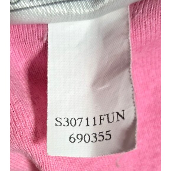 Vintage Y2K Nike Rhinestone Baby Tee Pink V-Neck Size M - Picture 9 of 9